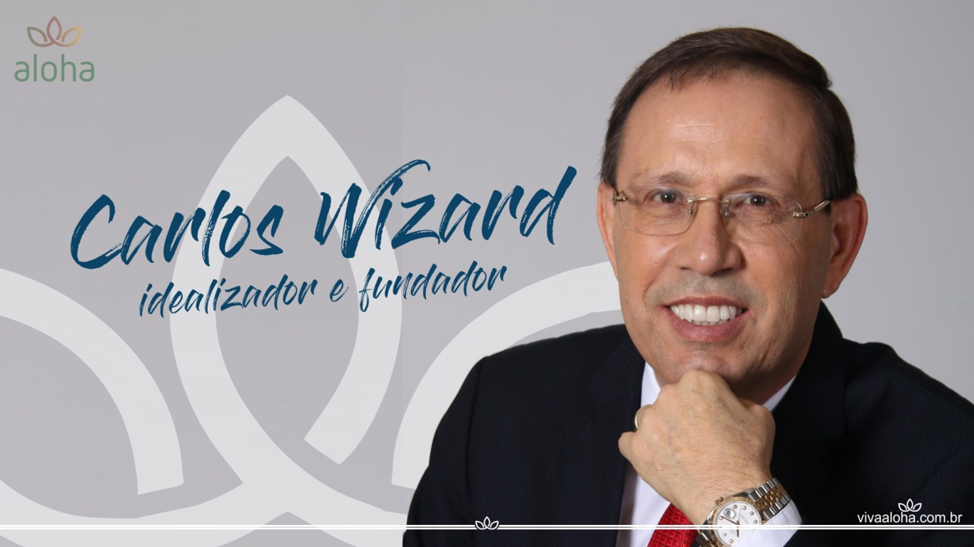 Fundador da Aloha life Carlos Wizard Martins Carlos Wizard Martins e Aloha Oils