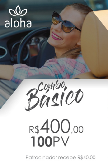 Conheça o Combo Básico de produtos da Aloha Life Combo Básico Aloha Life