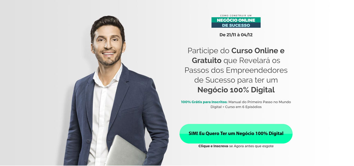 Como criar um Negócio Online de Sucesso com o Bruno Pinheiro Clique Para Participar do Mini Curso com o Bruno Pinheiro Negócio Online de Sucesso NOS