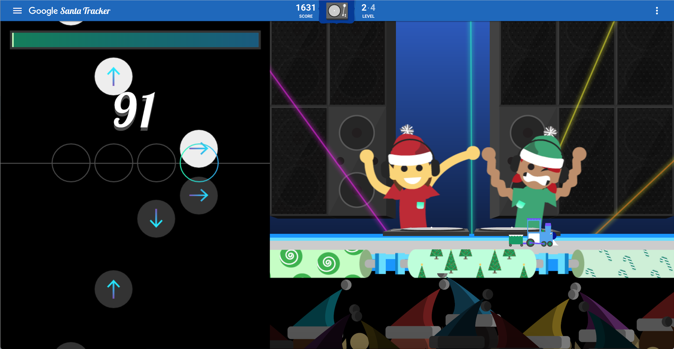 No jogo do google você é um DJ